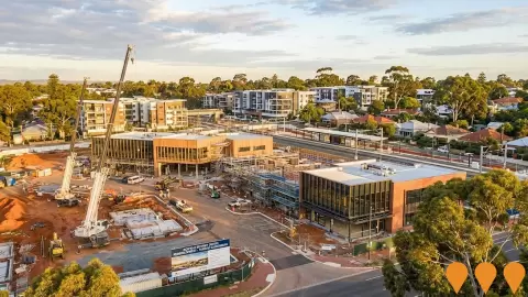 AI impression: Ashfield District Centre Redevelopment, Precincts & Urban Renewal