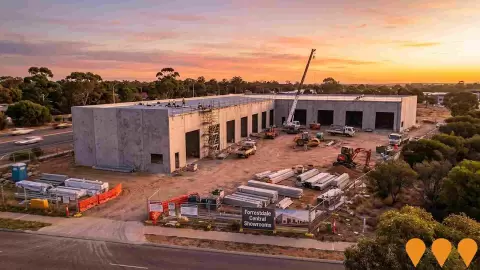 AI impression: Forrestdale Central Showrooms, Business Parks & Technology Hubs