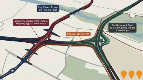 AI impression: Great Eastern Highway Bypass Interchanges, Transport & Logistics