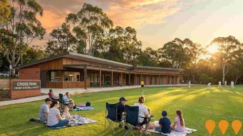 AI impression: Cross Park Cricket and Netball Facility, Sports & Recreation