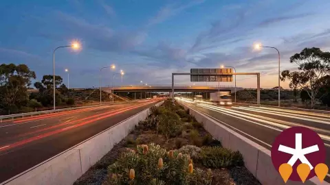 AI impression: EastLink WA, Transport & Logistics