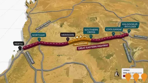 AI impression: Great Eastern Highway Upgrades, Walgoolan to Southern Cross, Transport & Logistics