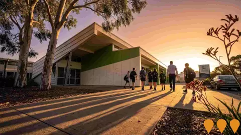 AI impression: Crusoe College Redevelopment, Education & Training