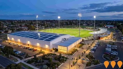 AI impression: Bendigo Stadium and Bendigo Showgrounds Redevelopment, Sports & Recreation