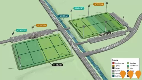 AI impression: Wanniassa Playing Fields Irrigation & Lighting Upgrade, Sports & Recreation