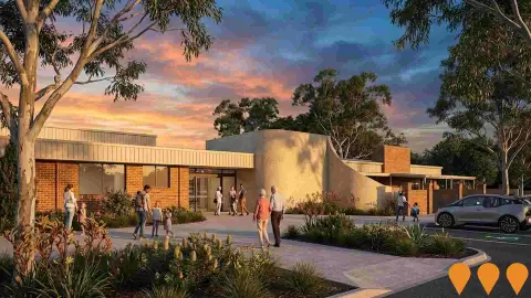 AI impression: Heathridge Park Redevelopment (includes Community Centre & Library Upgrade), Sports & Recreation