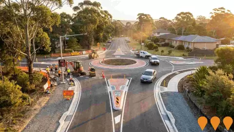 AI impression: Old Bathurst Road Safety Upgrades, Blaxland, Transport & Logistics