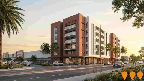 AI impression: Wharf Street Mixed-Use Development, Precincts & Urban Renewal