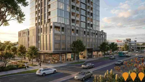 AI impression: Aura Cannington, Residential Development