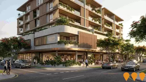 AI impression: Oxford & Princess - Bulimba Mixed-Use Development, Residential Development