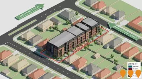 AI impression: Gibbs Street Apartments, Queens Park Station, Residential Development