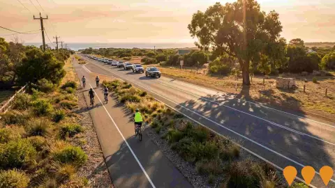 AI impression: Geraldton Cycle Network Expansion Project, Transport & Logistics
