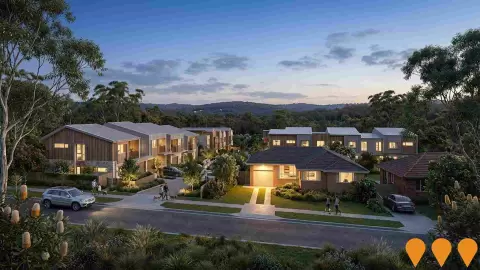 AI impression: Belrose North Residential Release, Communities