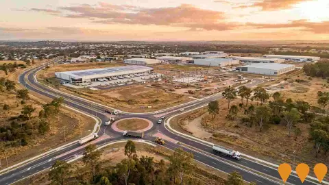 AI impression: Bundamba Industrial Precinct Expansion, Business Parks & Technology Hubs