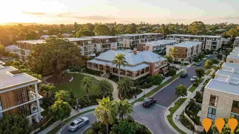 AI impression: Ascot Green, Communities, Precincts & Urban Renewal
