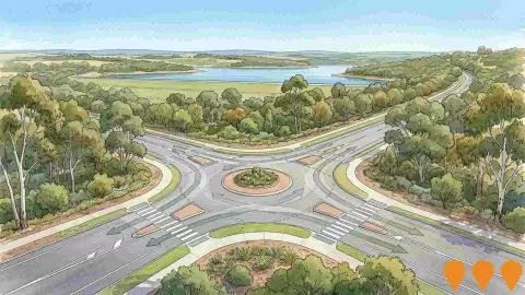 AI impression: Happy Valley Drive Intersections Planning Study, Transport & Logistics