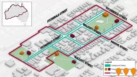 AI impression: North Perth / Mount Lawley Underground Power Project, Energy