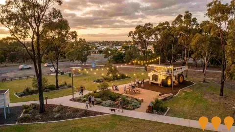 AI impression: Dysart Urban Design Framework & Masterplan, Communities, Precincts & Urban Renewal