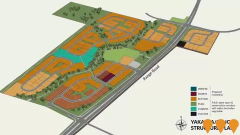 AI impression: Yakamia/Lange Structure Plan, Communities, Precincts & Urban Renewal
