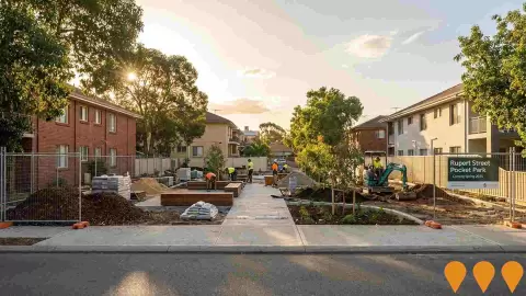AI impression: Rupert Street Pocket Park (former Subiaco Community Centre site), Sports & Recreation