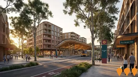 AI impression: Ku-ring-gai Transport Oriented Development, Communities, Precincts & Urban Renewal