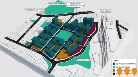 AI impression: St Leonards South Residential Precinct, Communities, Precincts & Urban Renewal