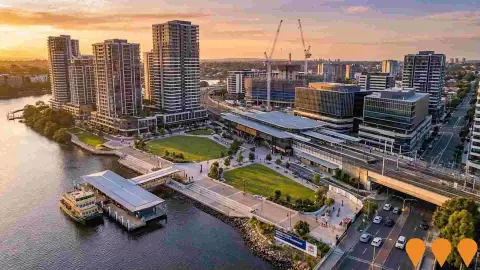 AI impression: Rhodes Precinct Redevelopment, Communities, Precincts & Urban Renewal