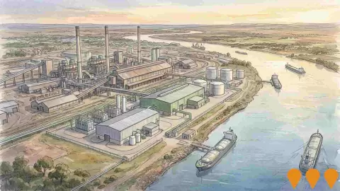 AI impression: Port Pirie Green Hydrogen Project, Energy