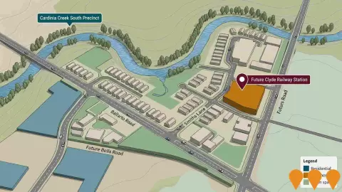 AI impression: Cardinia Creek South Precinct, Communities, Precincts & Urban Renewal