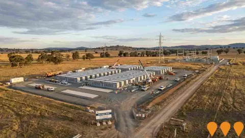 AI impression: Bulabul Battery (formerly Wellington Battery Energy Storage System), Energy