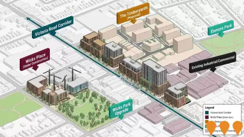 AI impression: Victoria Road Precinct Urban Renewal, Communities, Precincts & Urban Renewal