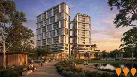 AI impression: One Oval, Communities, Precincts & Urban Renewal