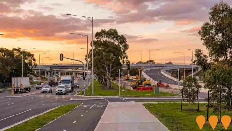 AI impression: Pakenham Roads Upgrade, Transport & Logistics