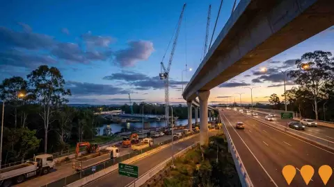AI impression: Coomera Connector Stage 1 South, Transport & Logistics