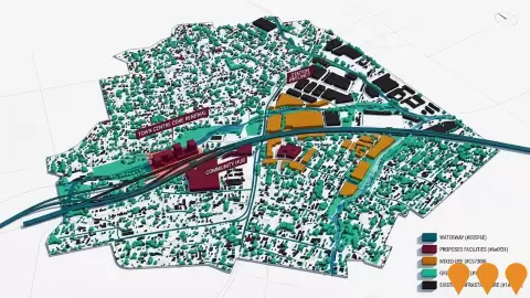 AI impression: Seven Hills Town Centre Precinct Planning, Communities, Precincts & Urban Renewal