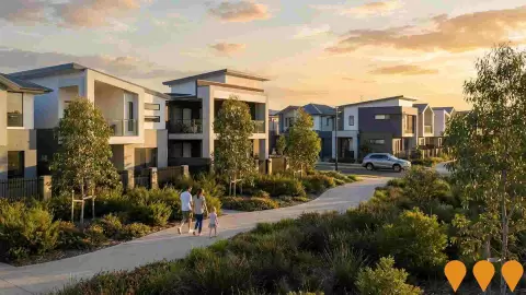 AI impression: Kings Central Werrington, Communities