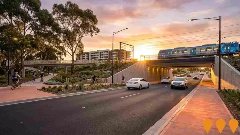 AI impression: Webster Street Level Crossing Removal, Transport & Logistics