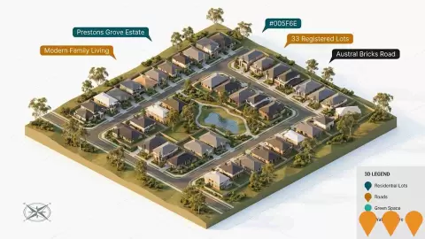 AI impression: Prestons Grove Estate, Residential Development