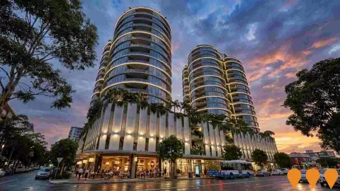 AI impression: Nuage Woolloongabba, Residential Development