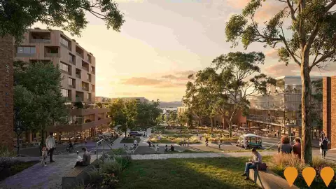 AI impression: University of Tasmania Sandy Bay Campus Redevelopment, Education & Training