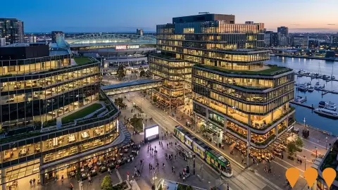AI impression: Harbour Esplanade Docklands Redevelopment (AFL House & Former Channel 7 Site), Communities, Precincts & Urban Renewal