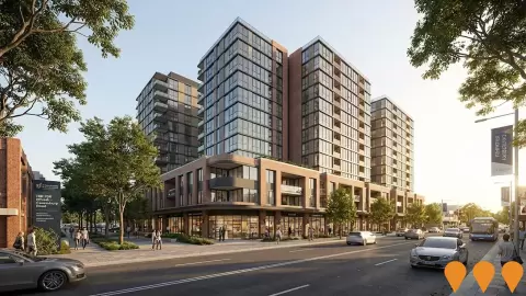 AI impression: 186-206 Canterbury Road Mixed-Use Development, Communities, Precincts & Urban Renewal