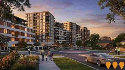 AI impression: Evolve Housing Merrylands Social and Affordable Housing, Residential Development