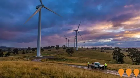 AI impression: Crookwell II Wind Farm, Energy