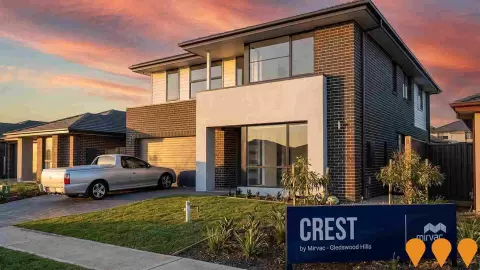 AI impression: CREST by Mirvac - Gledswood Hills, Communities