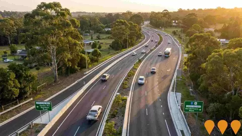 AI impression: New Line Road Upgrade, Transport & Logistics