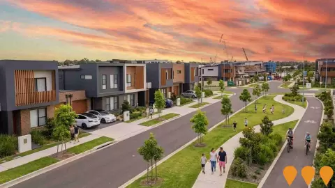 AI impression: Landcom Demonstration Precinct, Schofields, Residential Development