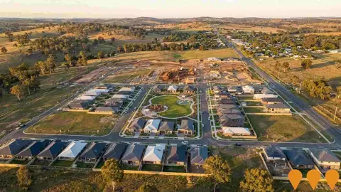 AI impression: Kootingal Residential Growth Precinct, Communities