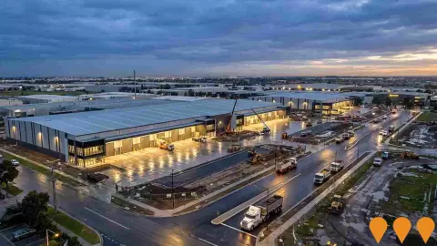 AI impression: Derrimut Industrial Precinct Expansion, Transport & Logistics