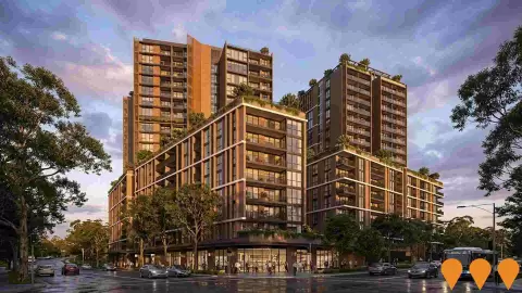 AI impression: Senso Epping Mixed-Use Development, Communities, Precincts & Urban Renewal